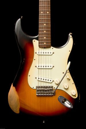 Vintage Sunburst Stratocaster with well worn in finish